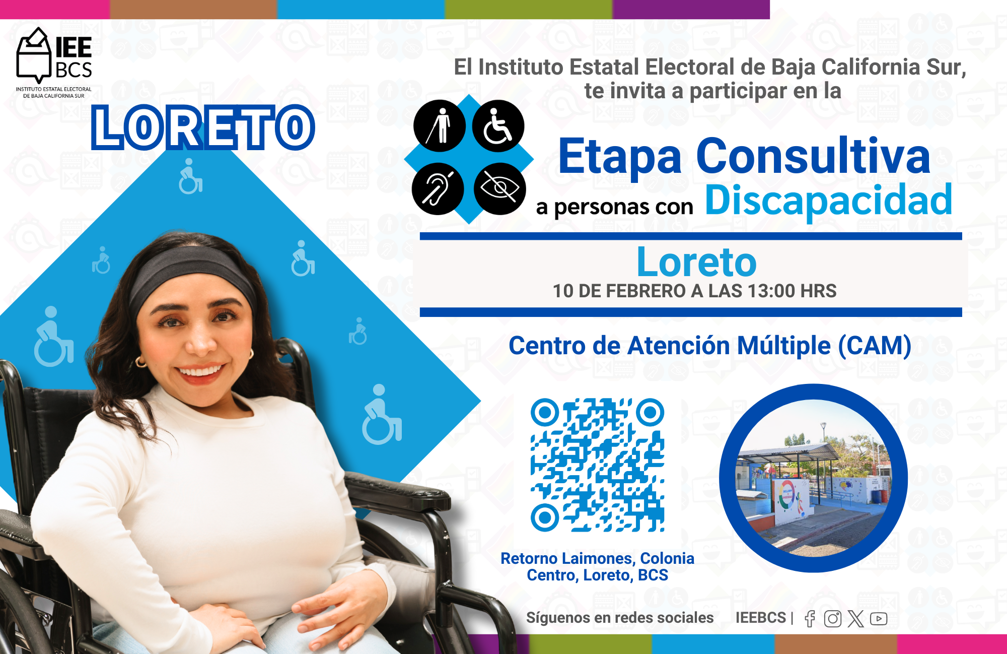 Sedes Consulta Personas con Discapacidad 2026